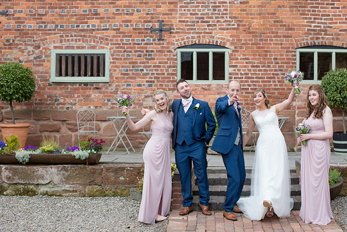 Wedding photography at Curradine Barns