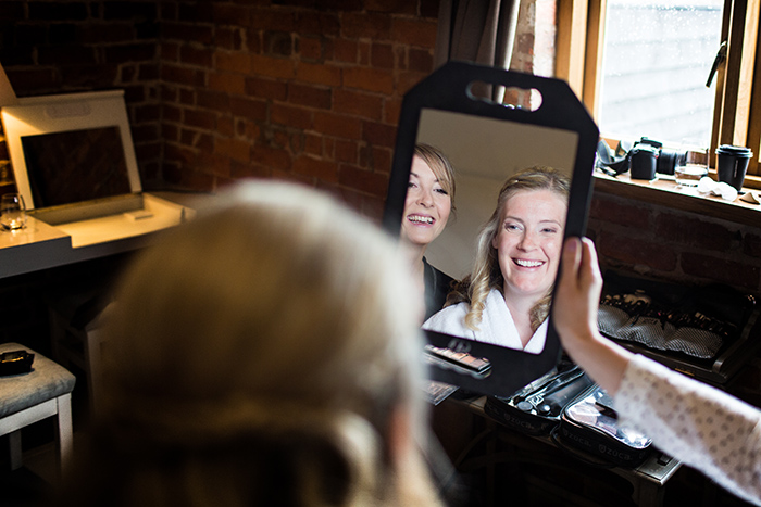 Wedding photography at Curradine Barns