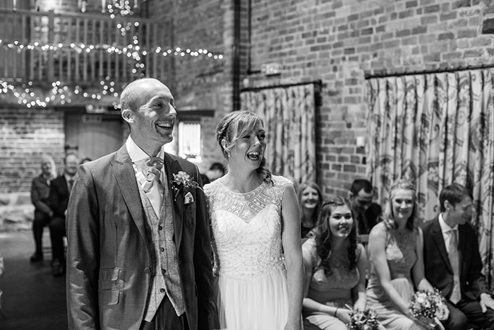 Wedding photography at Curradine Barns