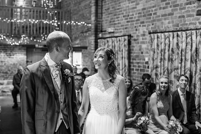 Wedding photography at Curradine Barns