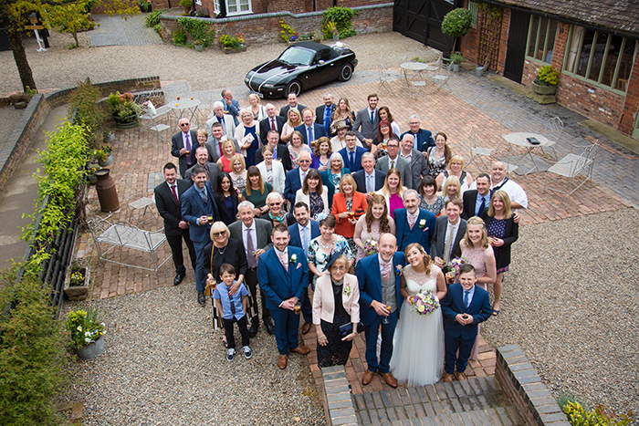 Wedding photography at Curradine Barns