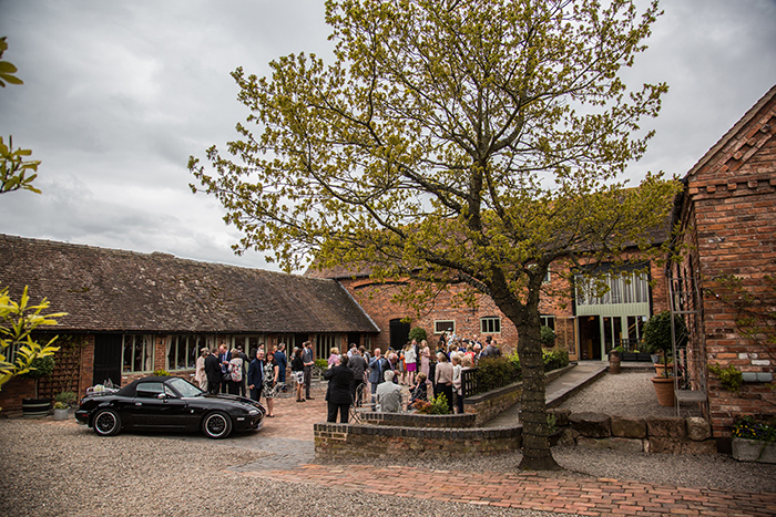 Wedding photography at Curradine Barns