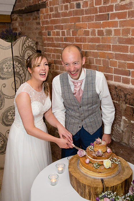 Wedding photography at Curradine Barns