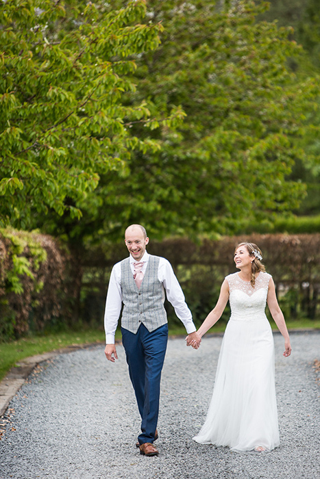 Wedding photography at Curradine Barns