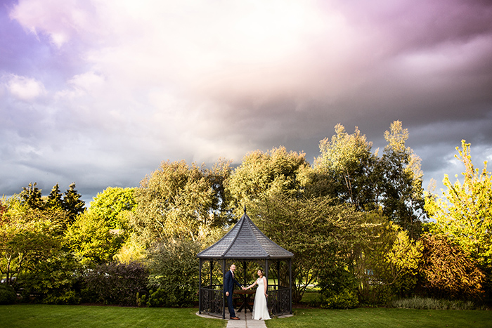 Wedding photography at Curradine Barns