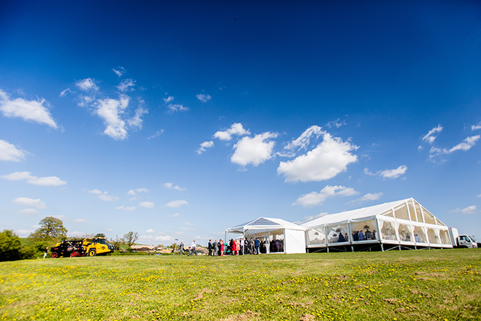 Wedding photography with Ridgeway Marquees & Jam Productions.