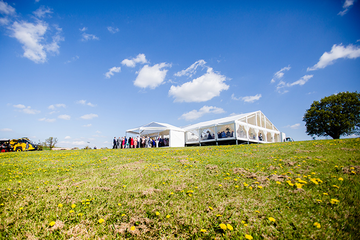 Wedding photography with Ridgeway Marquees & Jam Productions.