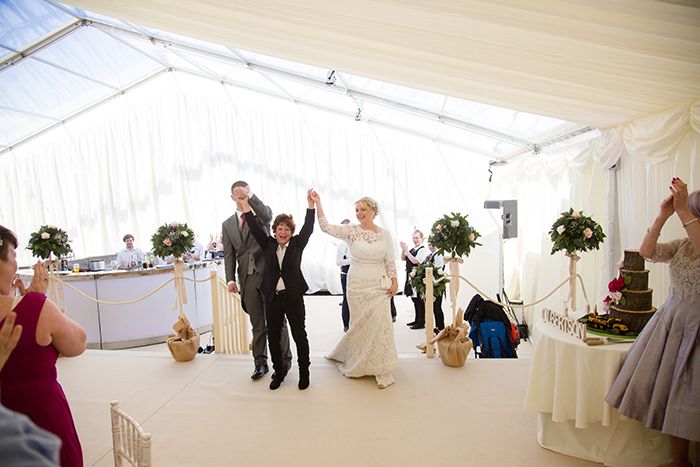 Wedding photography with Ridgeway Marquees & Jam Productions.