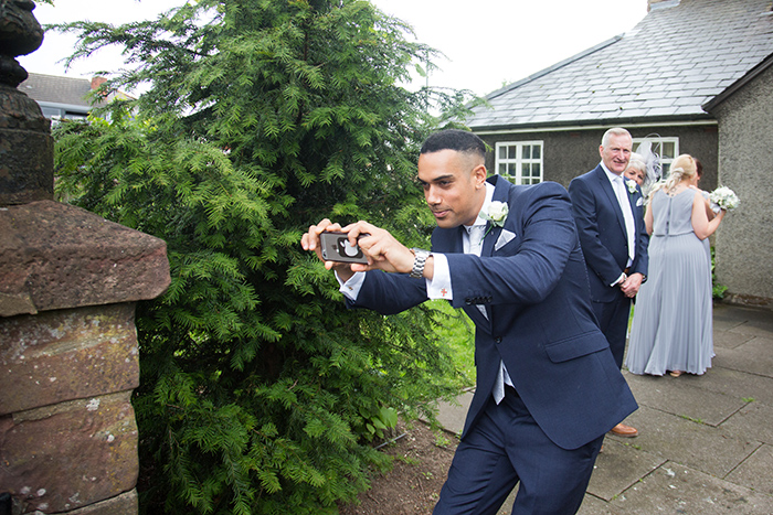 Wedding photography at Brockencote Hall.