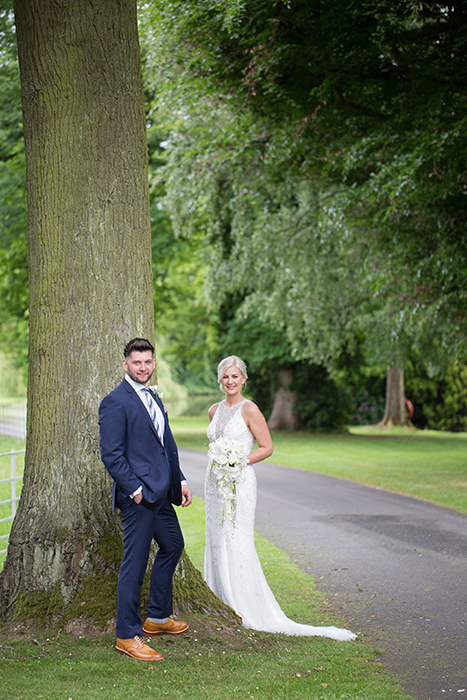 Wedding photography at Brockencote Hall.