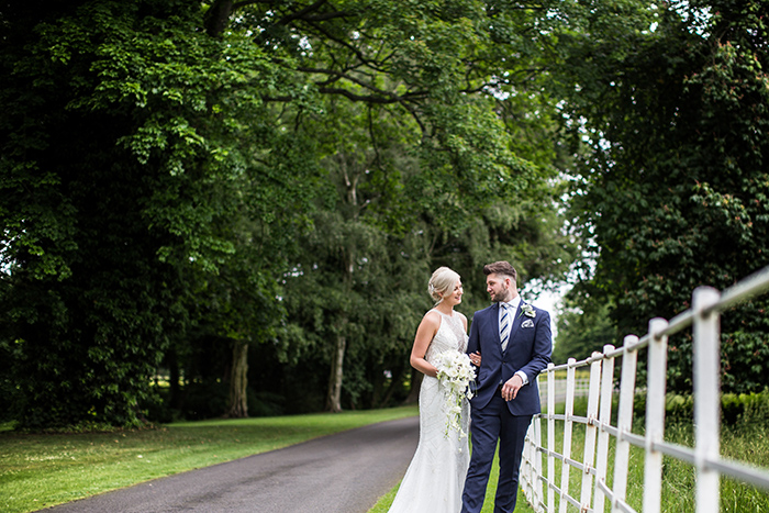 Wedding photography at Brockencote Hall.