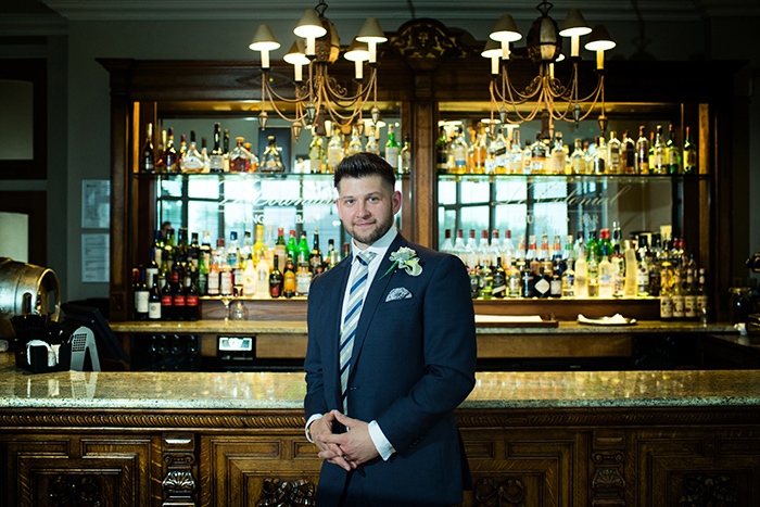 Wedding photography at Brockencote Hall.