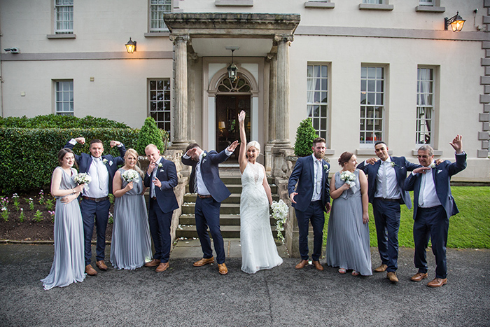 Wedding photography at Brockencote Hall.