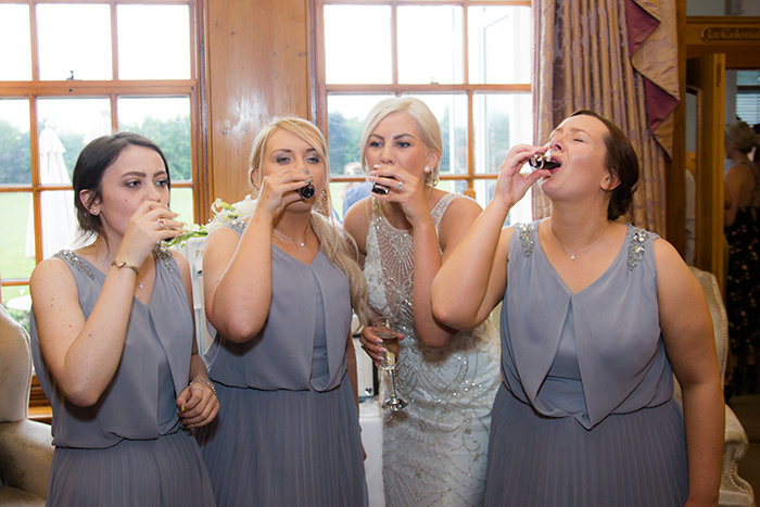 Wedding photography at Brockencote Hall.