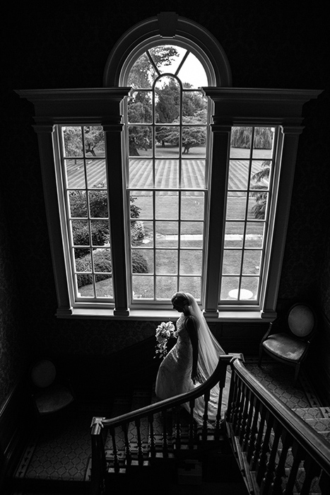 Wedding photography at Brockencote Hall.