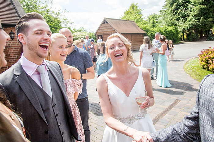 Wedding photography at Nuthurst Grange