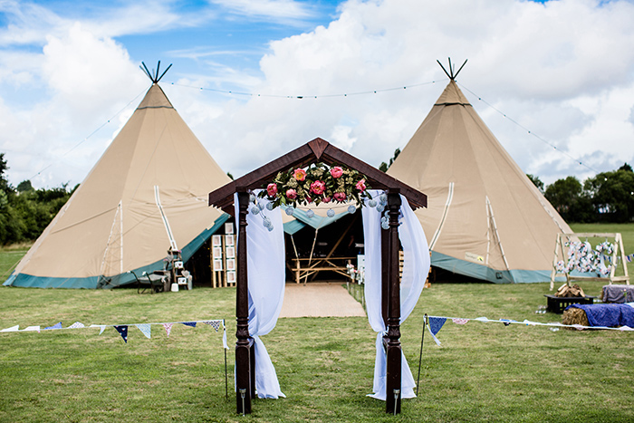 Teepee Wedding Photography