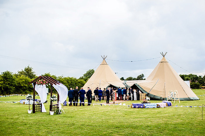 Teepee Wedding Photography