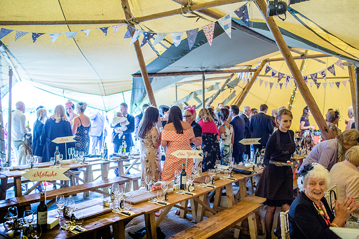 Teepee Wedding Photography