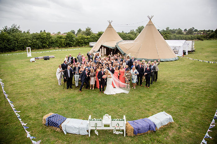 Teepee Wedding Photography