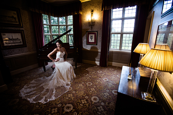 Wedding photography at The Slaughters Manor.