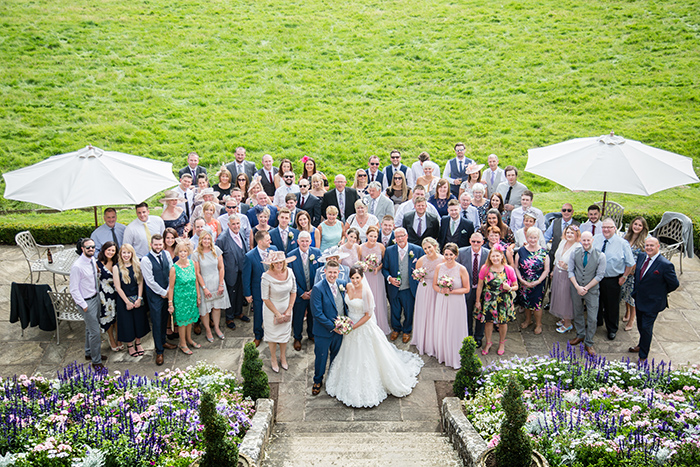 Wedding photography at Brockencote Hall.