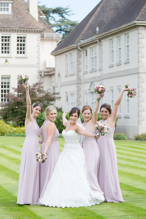 Wedding photography at Brockencote Hall.