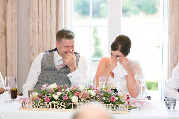 Wedding photography at Brockencote Hall.