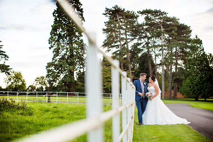 Wedding photography at Brockencote Hall.