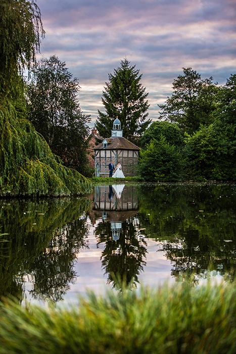 Wedding photography at Brockencote Hall.