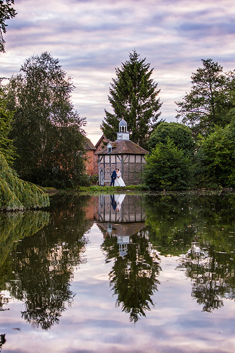 Wedding photography at Brockencote Hall.