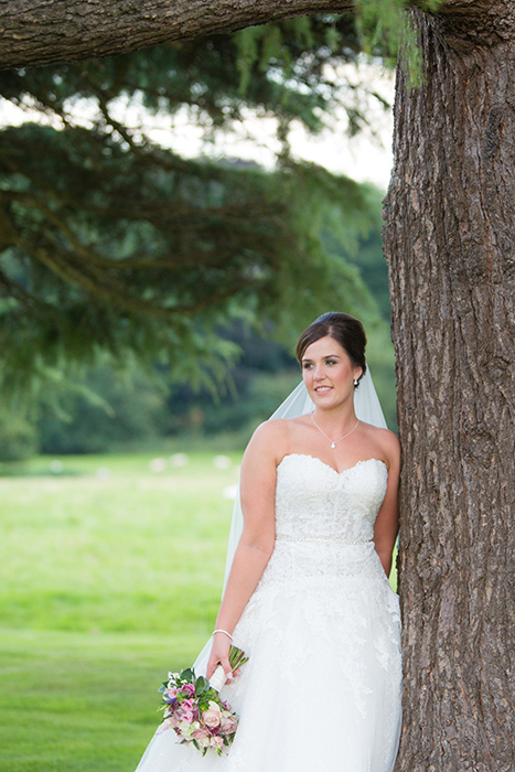 Wedding photography at Brockencote Hall.