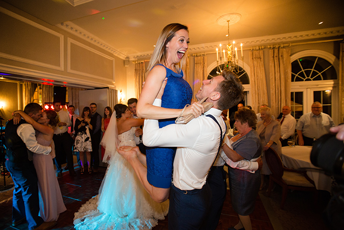 Wedding photography at Brockencote Hall.