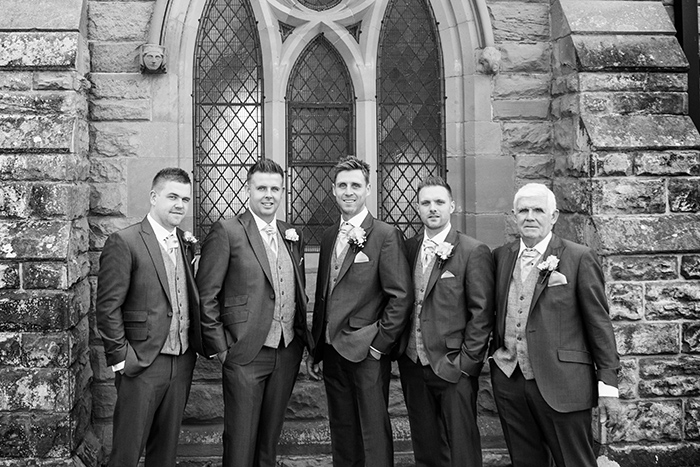 Wedding photography at Brockencote Hall.