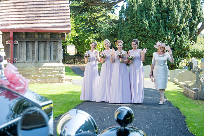 Wedding photography at Brockencote Hall.