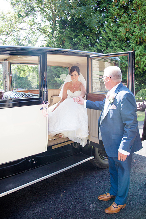 Wedding photography at Brockencote Hall.