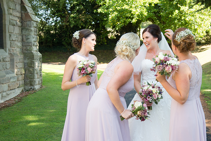 Wedding photography at Brockencote Hall.