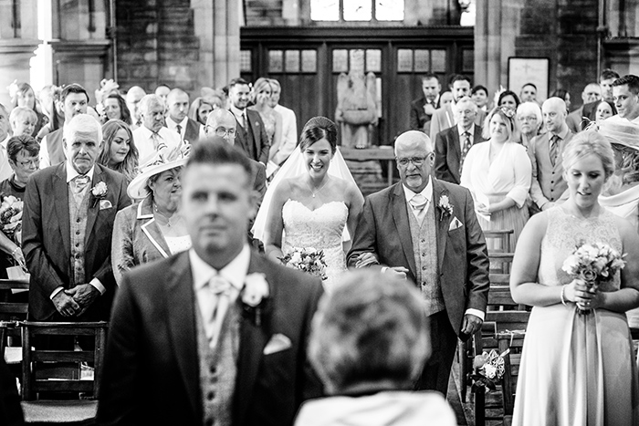 Wedding photography at Brockencote Hall.