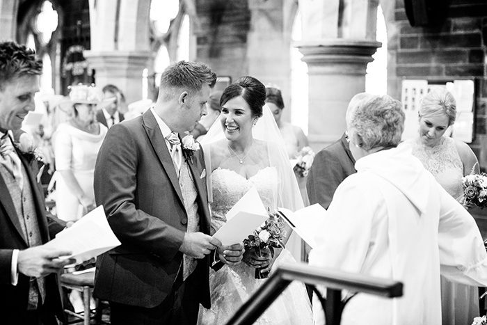 Wedding photography at Brockencote Hall.