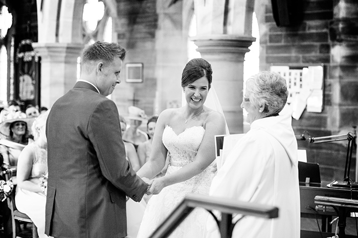 Wedding photography at Brockencote Hall.