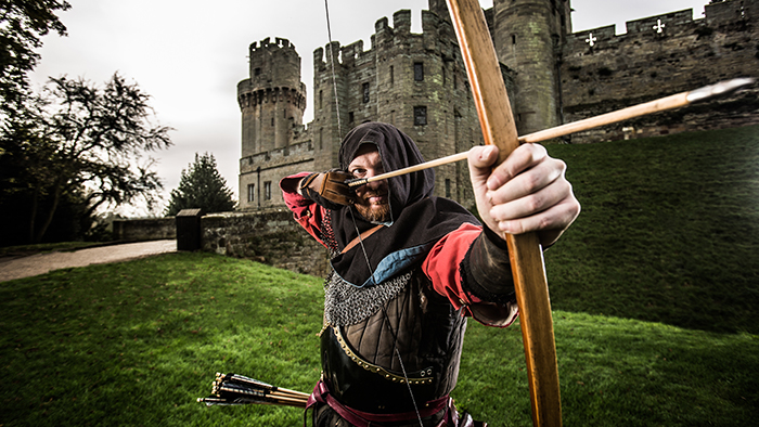 Archer at Warwick Castle