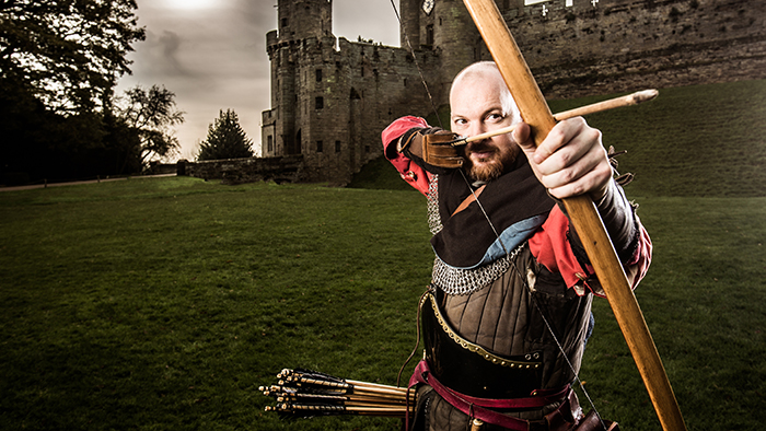 Archer at Warwick Castle