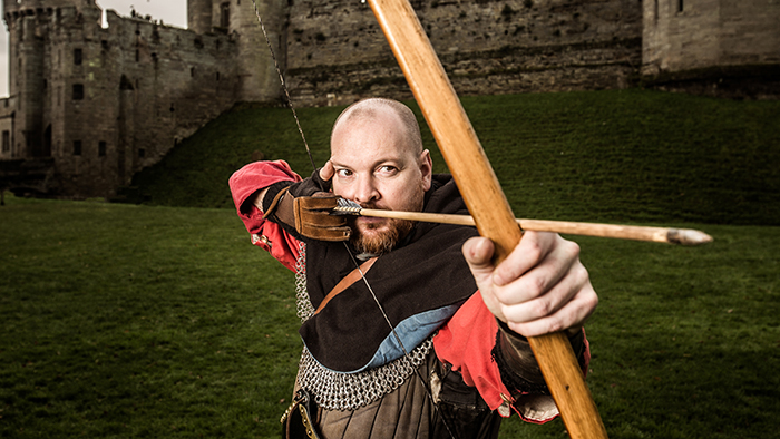 Archer at Warwick Castle