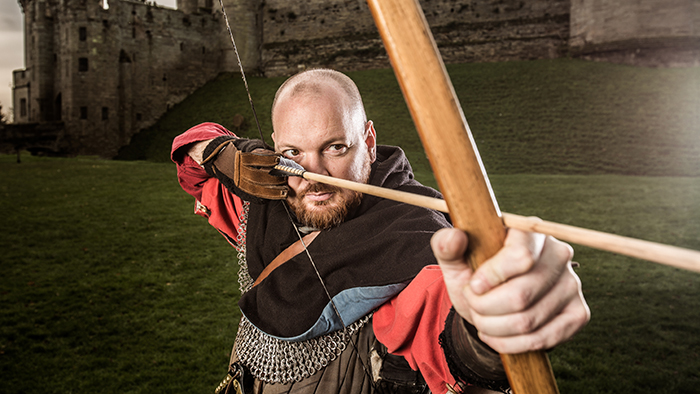 Archer at Warwick Castle