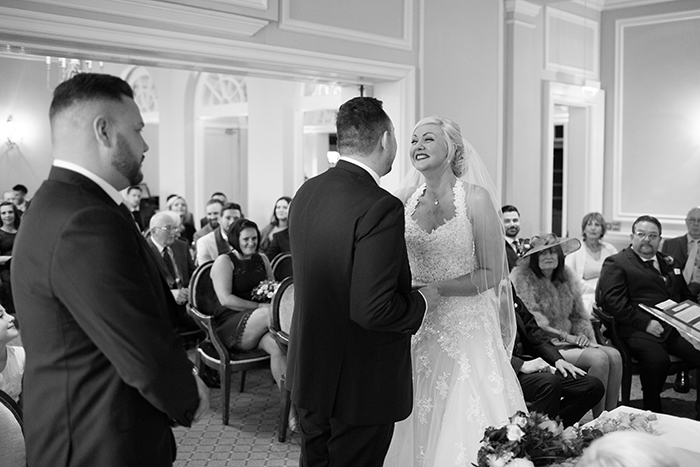 Wedding photography at Brockencote Hall.