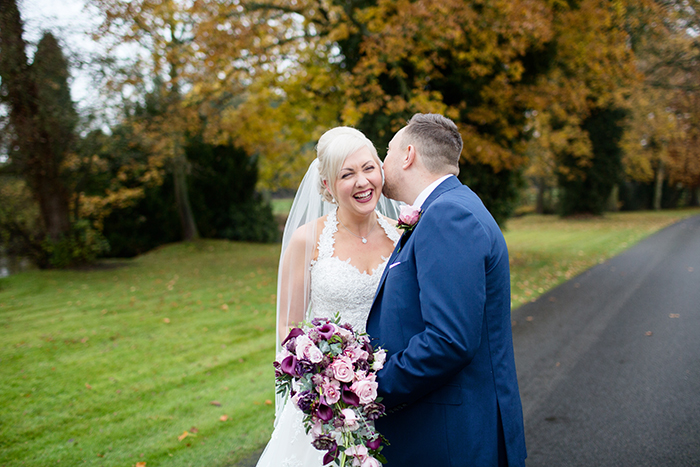 Wedding photography at Brockencote Hall.