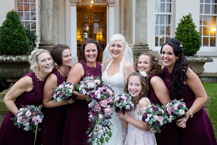 Wedding photography at Brockencote Hall.