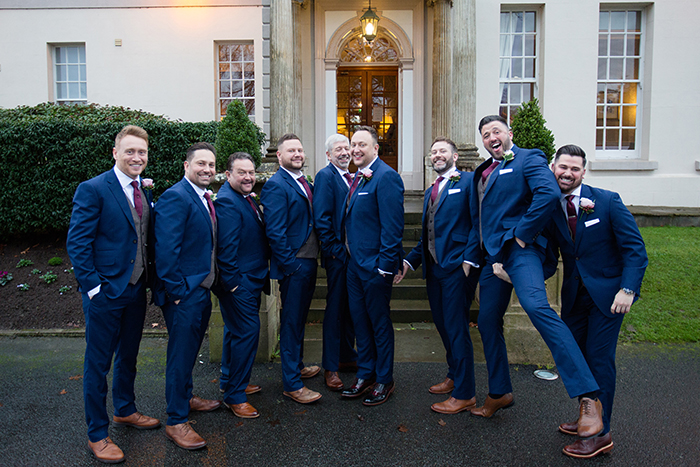 Wedding photography at Brockencote Hall.