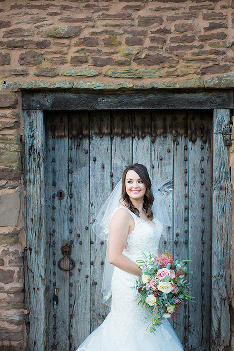 Wedding photography at Dewsall Court, Herefordshire.