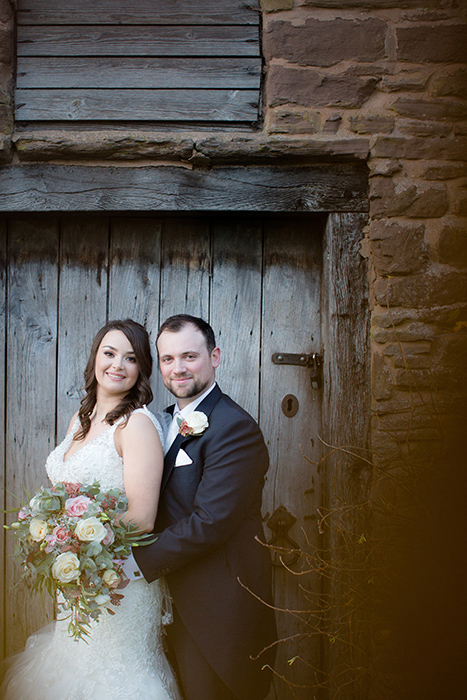 Wedding photography at Dewsall Court, Herefordshire.